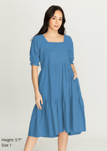 MEGHAN Puff Sleeves Maxi Dress