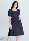 MEGHAN Puff Sleeves Maxi Dress