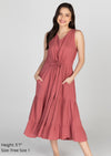 ELOISE Drawstring Maxi Dress