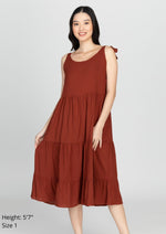 MARGOT Tie Strap Maxi Dress