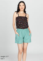 ARIANA Tie Strap Shorts Co-Ords - Printed 011