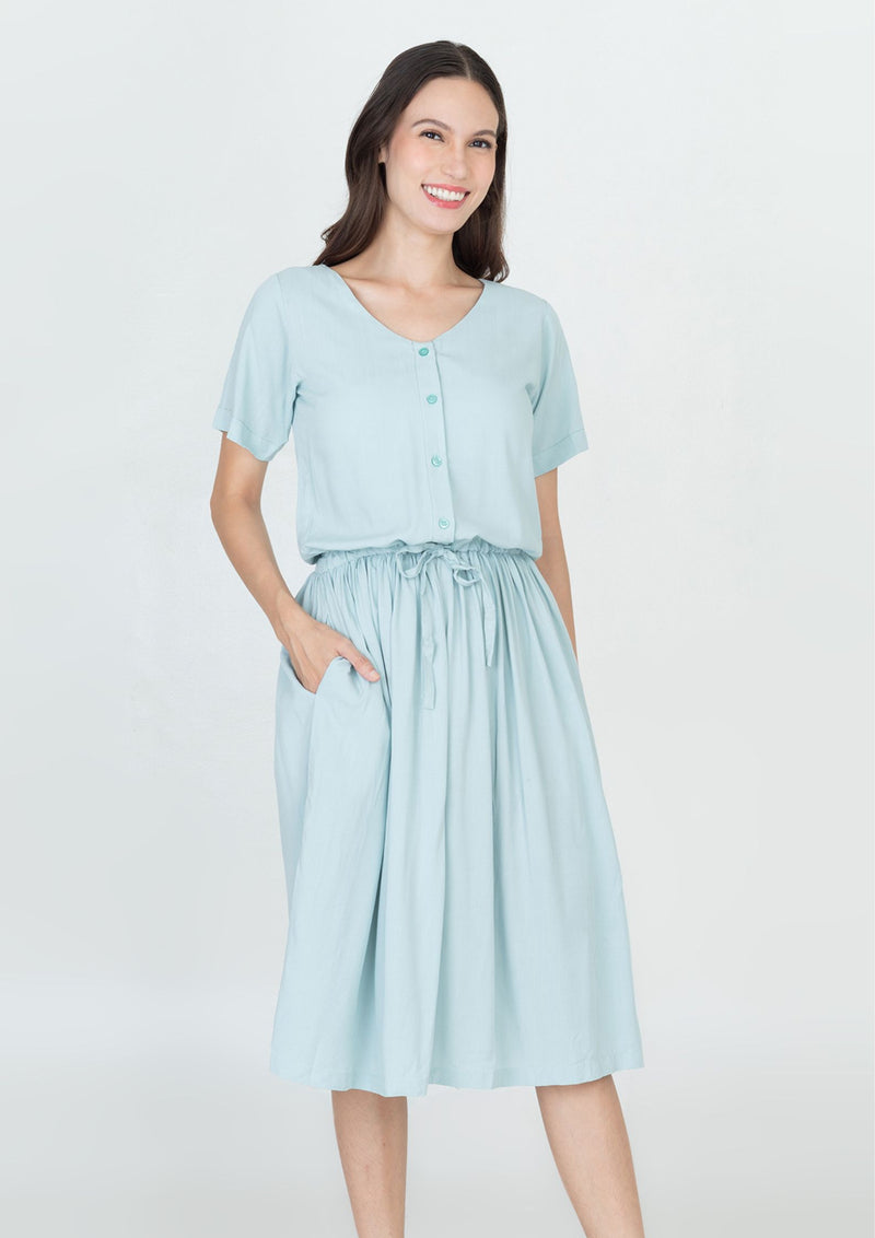 BELLE V-Neck Maxi Dress