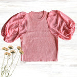 Knitted Crop Top WELLS - Pink, Oat, White, Black, Lavander