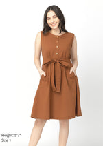 CHELSY A-Line Sleeveless Dress