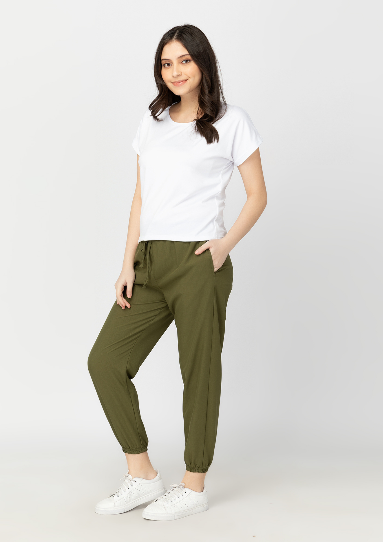 Buy Olive Green Men Striped Sweatpants Online in India at Beyoung