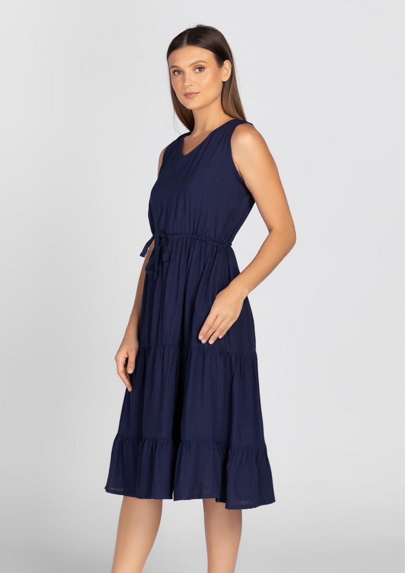 ELOISE Drawstring Maxi Dress