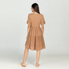 STELLA Drawstring Plain Dress