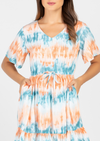 KEIRA V-neck Butterfly Sleeve Dress - Printed 023