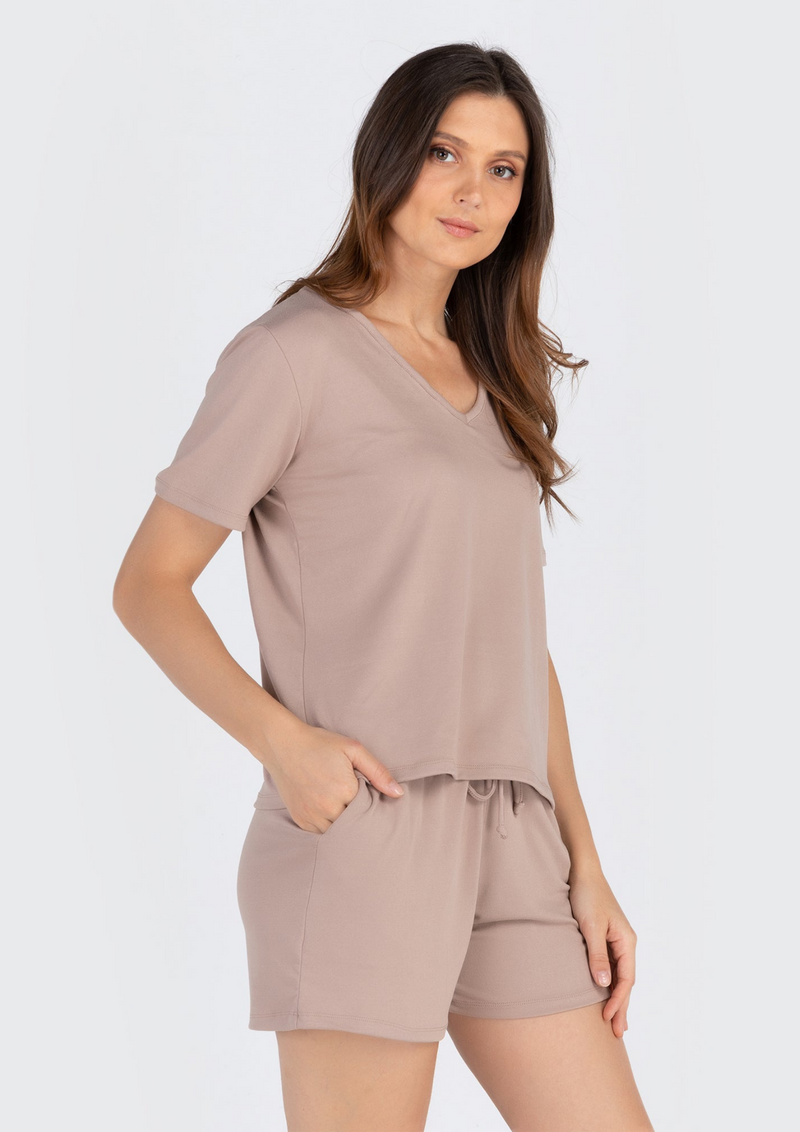 LILA SHORTS V-Neck Loungewear