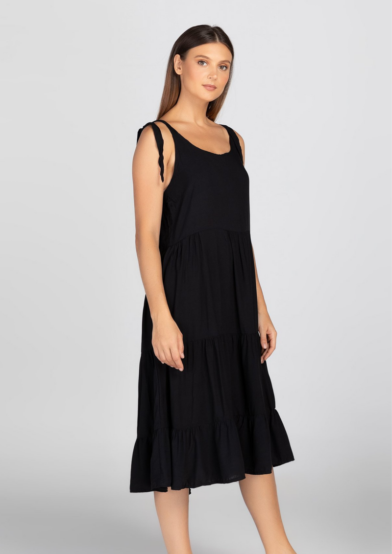 MARGOT Tie Strap Maxi Dress