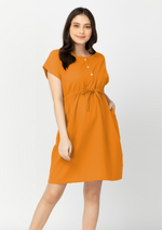 NICOLE Drawstring Dress