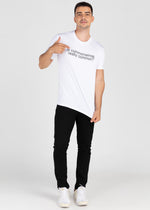 Unisex Commonsense Statement R Neck White T-Shirt WH001