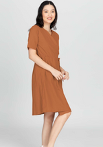 SELENA Empire Wrap Midi Dress