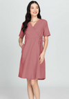 SELENA Empire Wrap Midi Dress