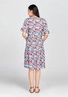 STELLA Drawstring Printed Dress